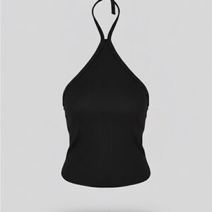Madewell Black Halter Tank Top